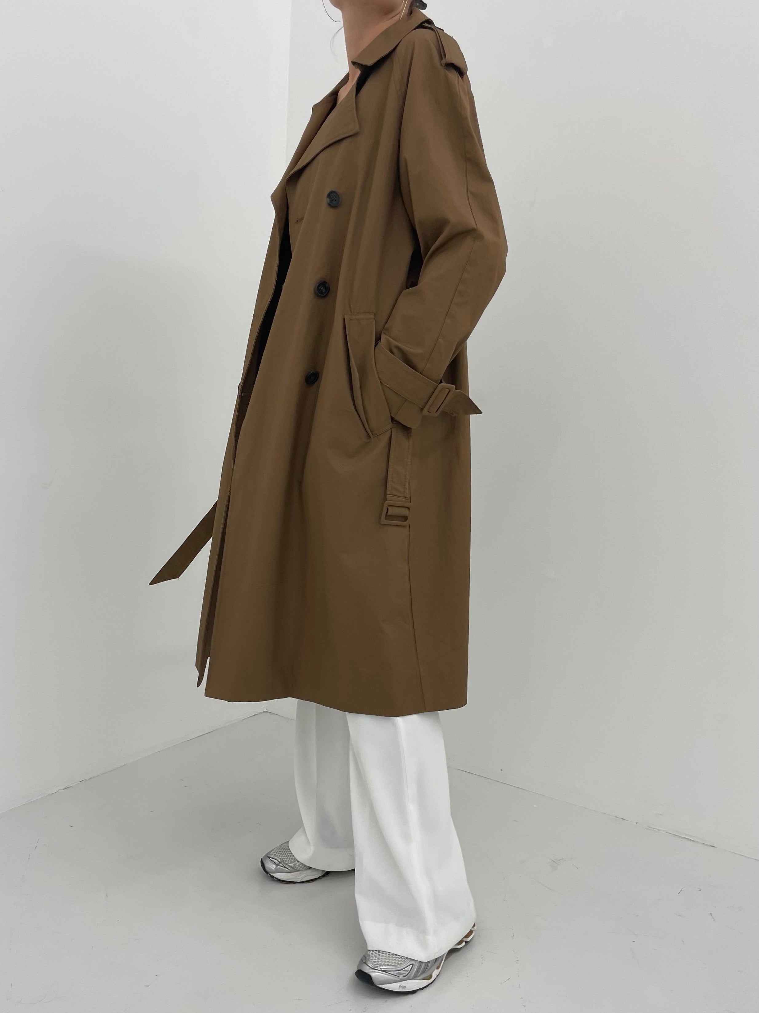 DARK BEIGE TRENCH COAT – LØV VINTAGE